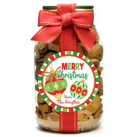 Personalized Christmas / Holiday Cookies  - Quart - 1 Dozen - Custom