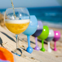 Original Floating Beach Wine Glass - Mellow Yellow