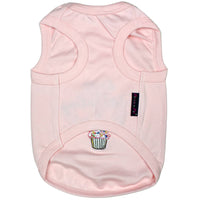 Birthday Girl Dog T-Shirt -Embroidered / Pink