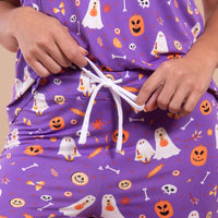 Trick-or-Treat Pups Pajama Pants | Halloween Dog Print PJ Bottoms