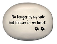 Memorial Pet Garden Rock – "No Longer by My Side but Forever in My Heart"