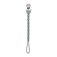 Sweetie Strap™ - Silicone One-Piece Pacifier Clips - Beaded / Pink or Neutral Toast