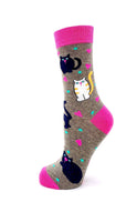 Fluff You You Fluffin' Fluff Sassy - Funny Women's Socks with Cats