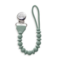 Sweetie Strap™ - Silicone One-Piece Pacifier Clips - Beaded / Pink or Neutral Toast