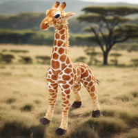stuffed baby giraffe toy 22 inches realistic details