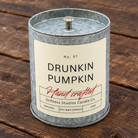 Drunkin Pumpkin Hand Crafted Candle - Soy Candle