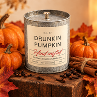 Drunkin Pumpkin Hand Crafted Candle - Soy Candle