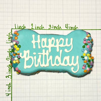 Happy Birthday Dog Cookies! Small Batch