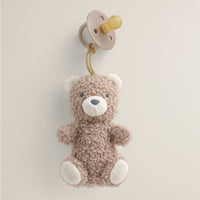 Baby Pacifier & Plush Teddy Bear Combo -Bitzy Pal / Natural Rubber *NEW*