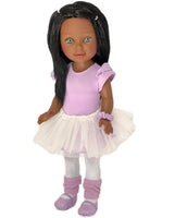 Ann Lauren Doll- Aaliyah Fashion Girl Doll + Case & Outfit - Set