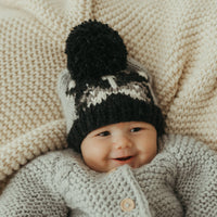 Hand Knit Frenchie Puppy Dog Beanie Hat Baby & Kids- LAST ONE