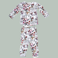 Floral Jammies Kids Pjs - 2 Pc Pajama Set