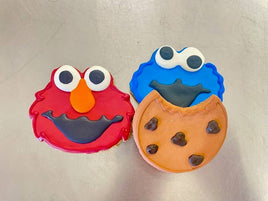 Dog Treat Cookies - Cookie Monster & Elmo!
