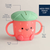Itzy Snack Cup™ - Little Kids Snack Cup - Strawberry
