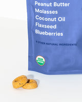 Organic Vegan Baked PB&J Dog Treats - Peanut Butter & Jelly Dog Treats