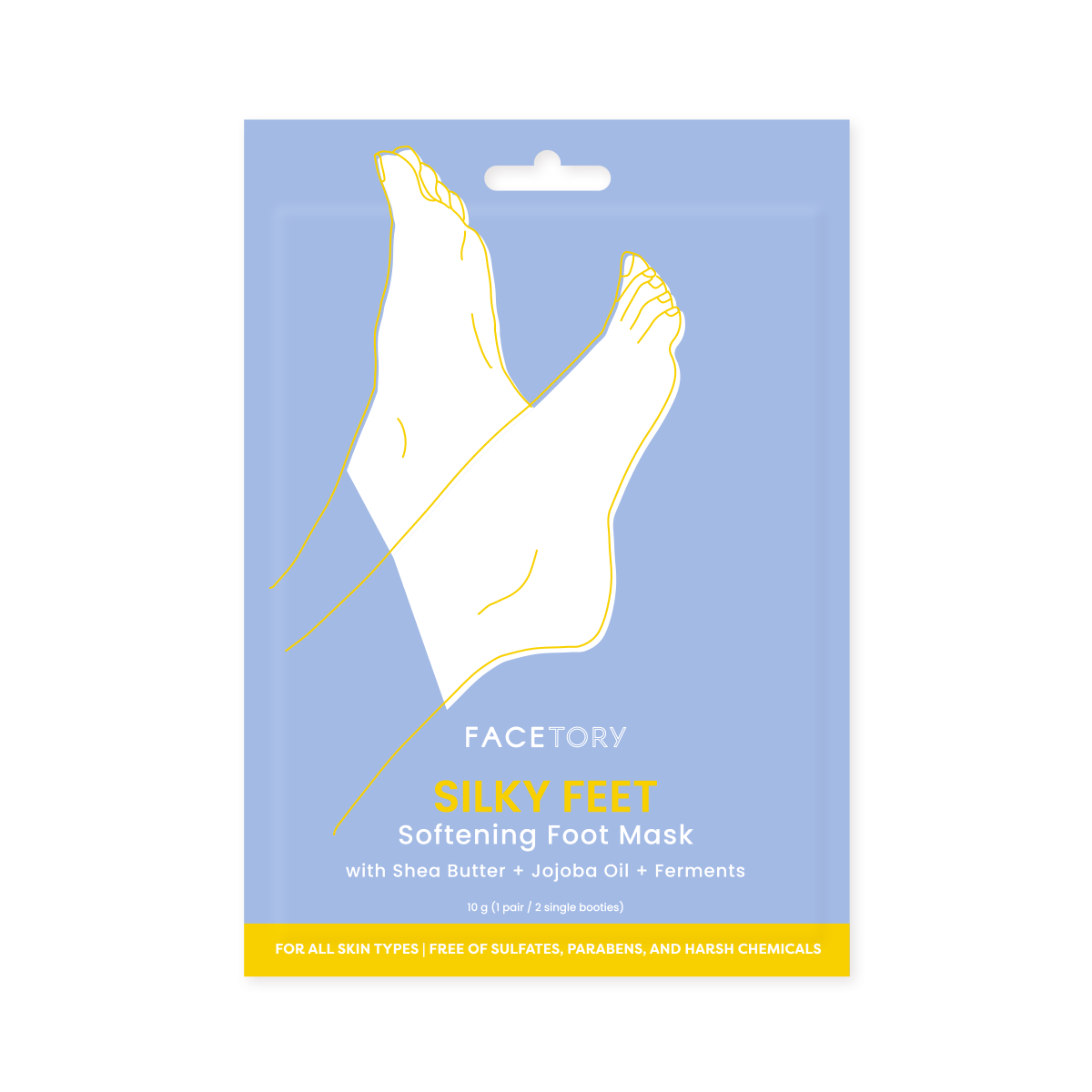 K-Beauty Softening Bootie Foot Masks - Silky Feet - 1 Pair| Bones and ...