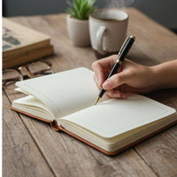 To My Friend Faux Leather Journal . Giftable Keepsake