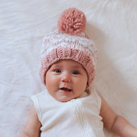 Fairisle Rosy Beanie Hat Baby & Kids