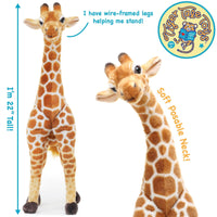 Jocelyn The Baby Giraffe - 22 Inch /  Stuffed Animal Plush Toy