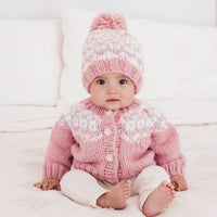 Fairisle Rosy Beanie Hat Baby & Kids