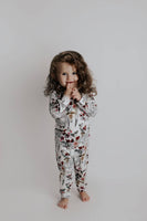 Floral Jammies Kids Pjs - 2 Pc Pajama Set