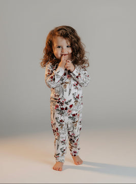 Floral Jammies Kids Pjs - 2 Pc Pajama Set