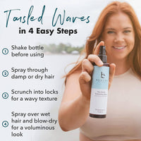 Sea Salt Hair Texture Spray / Beach Waves - Ocean Breeze Scent