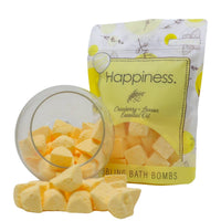 Bubble Bath Bombs / Cranberry + Lemon / Happiness