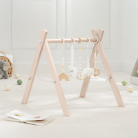 Foldable Baby Play Gym with 5 Hanging Toys by Comfy Cubs