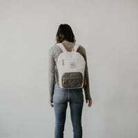 Birch Bag Mini - Diaper Backpack in Cream by Parker Baby Co.