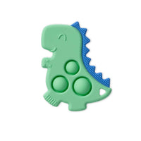 Itzy Pop™ Sensory Popper Baby Teething Toy - Dino or Elephant