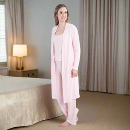 Pale Pink Cozy Knit Topper