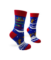 Funny Womens Christmas Socks - You Know Dasher Whiskey & Blitzen