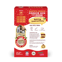Puppy Cake Santa Cookie Mix + Free Bone Shaped Cookie Cutter