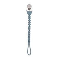 Sweetie Strap™ - Silicone One-Piece Pacifier Clips - Beaded / Pink or Neutral Toast
