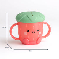Itzy Snack Cup™ - Little Kids Snack Cup - Strawberry