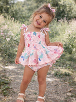 Baby Girl - Organic Muslin Romper / Butterflies / NEW!!!