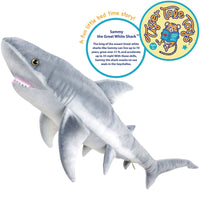 Sammy The Shark | 36 Inch Stuffed Animal Plush Shark Toy