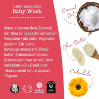 Simply Non-Scents Baby Wash - Earth Mama
