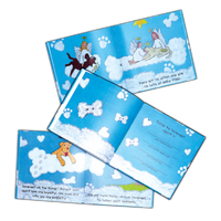 Paw Prints In Heaven Sympathy - Childrens Book