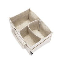 Parker Baby Co. Diaper Caddy in White