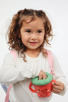 Itzy Snack Cup™ - Little Kids Snack Cup - Strawberry