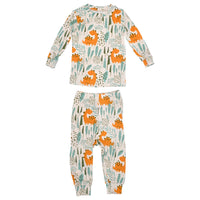 Dinosaur Print Jammies Baby / Kids Pjs- 2 Pc Set