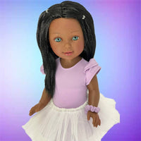 Ann Lauren Doll- Aaliyah Fashion Girl Doll + Case & Outfit - Set