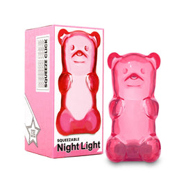 Gummybear Style Nightlights – Squishy & Portable | Strawberry Pink