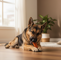 all natural churpi chew dog treat in yak cheese and strawberry