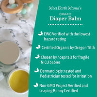 Organic Diaper Balm - Earth Mama