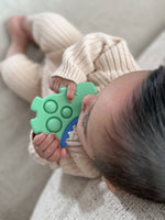 Itzy Pop™ Sensory Popper Baby Teething Toy - Dino or Elephant