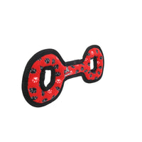 Tuffy Tug-O-War Dog Toy -  Squeaky Dog Toy / Red / Medium