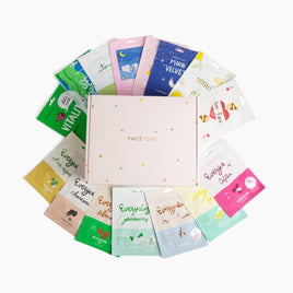 K-Beauty Face Mask Gift Set - Just Keep Glowing - Set of 15